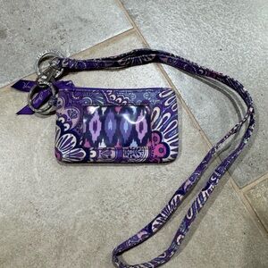 Vera Bradley Wallet and Lanyard